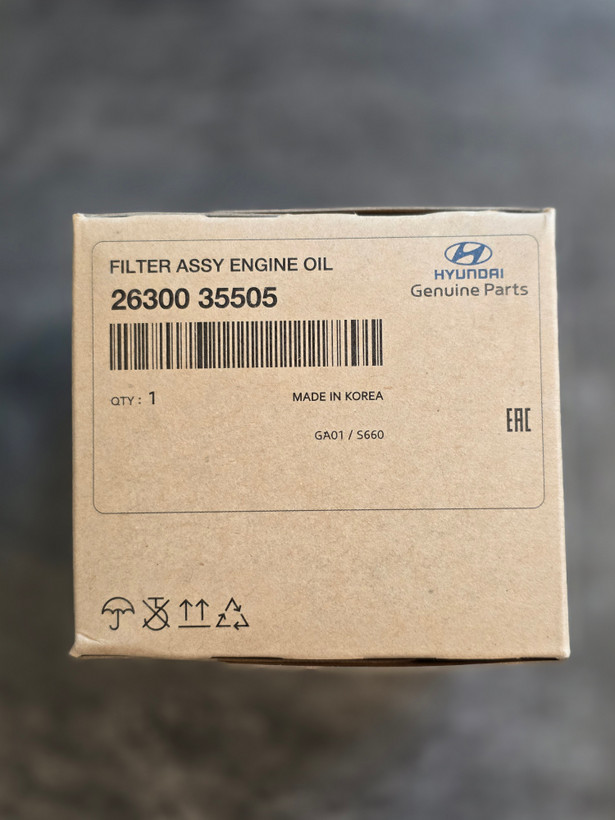 فیلتر روغن موتور هیوندای سوناتا 26300-35505